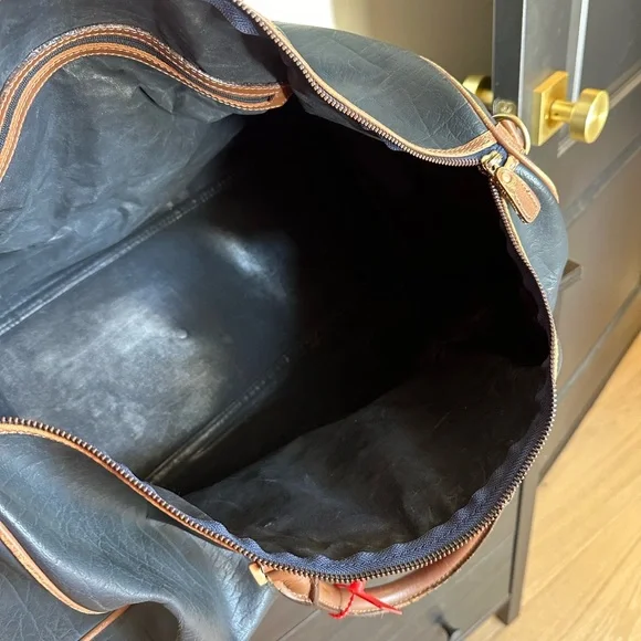 Dior vintage leather Duffel carry on bag - Picture 10 of 15